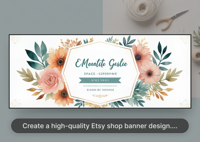Best Practices for Your Etsy Shop Banner
